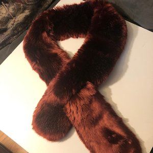 DENA Faux Fur Infinity Scarf